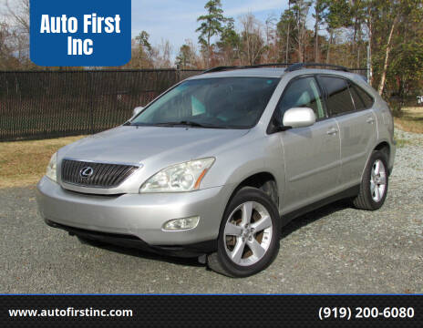 2007 Lexus RX 350 for sale at Auto First Inc in Durham NC