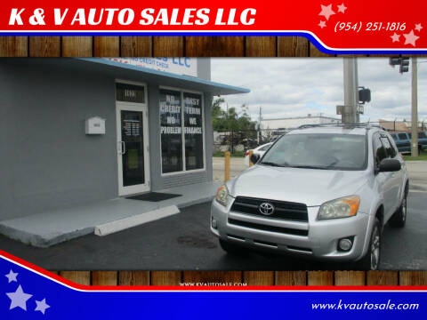 2009 Toyota RAV4 for sale at K & V AUTO SALES LLC in Hollywood FL