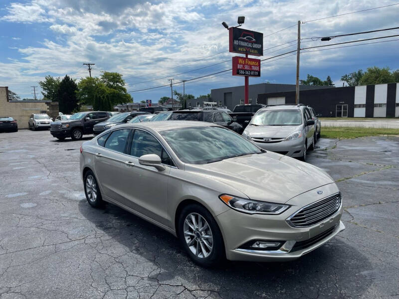 2017 Ford Fusion for sale at MD Financial Group LLC in Warren MI