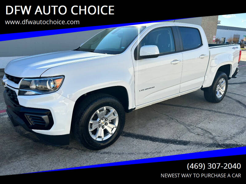 2021 Chevrolet Colorado for sale at DFW AUTO CHOICE in Dallas TX