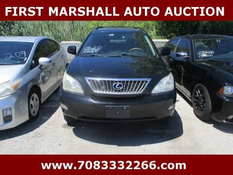 2008 Lexus RX 350 for sale at First Marshall Auto Auction in Harvey IL