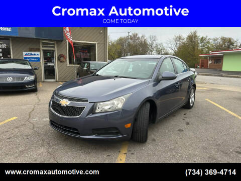 2013 Chevrolet Cruze for sale at Cromax Automotive in Ann Arbor MI