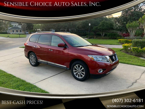 2013 Nissan Pathfinder for sale at Sensible Choice Auto Sales, Inc. in Longwood FL