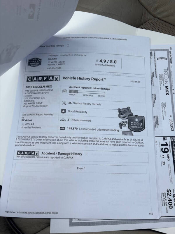 2013 Lincoln MKX