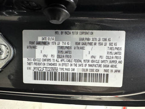 2014 Mazda MX-5 Miata Sport