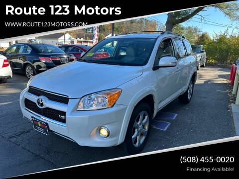 2009 Toyota RAV4 for sale at Route 123 Motors in Norton MA