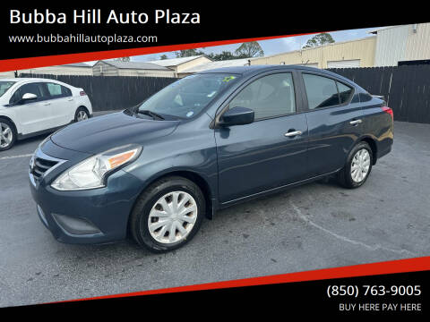 2015 Nissan Versa for sale at Bubba Hill Auto Plaza in Panama City FL