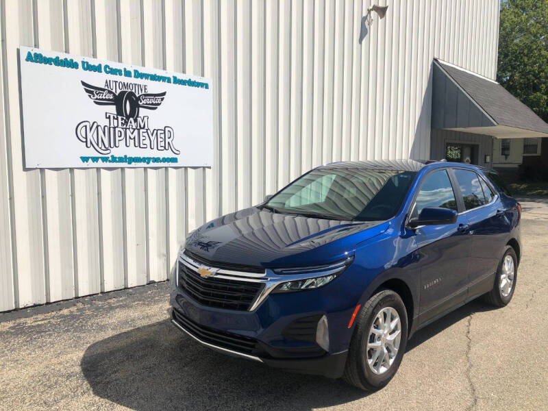 Used 2022 Chevrolet Equinox LT with VIN 3GNAXKEV9NS216727 for sale in Beardstown, IL