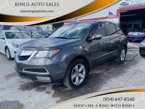 2011 Acura MDX for sale at KINGS AUTO SALES in Hollywood FL