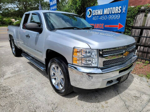 2013 Chevrolet Silverado 1500 for sale at SIGMA MOTORS USA in Orlando FL