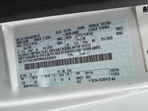 2009 Ford E-Series E-250
