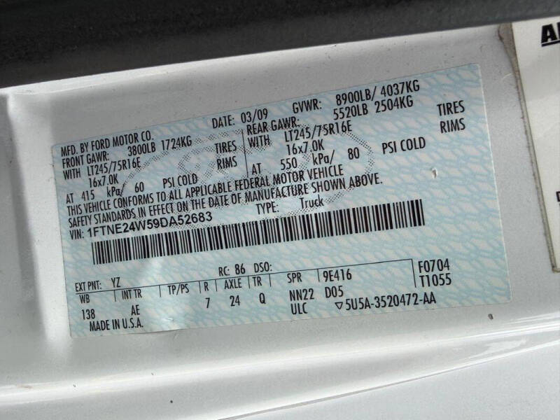 2009 Ford E-Series E-250