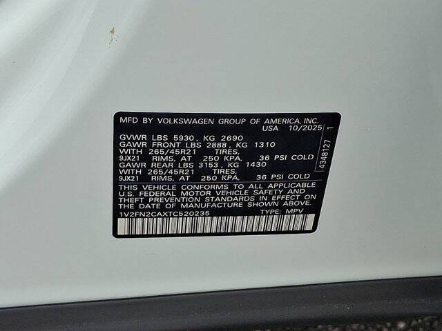 2026 Volkswagen Atlas SEL Premium R-Line 4Motion