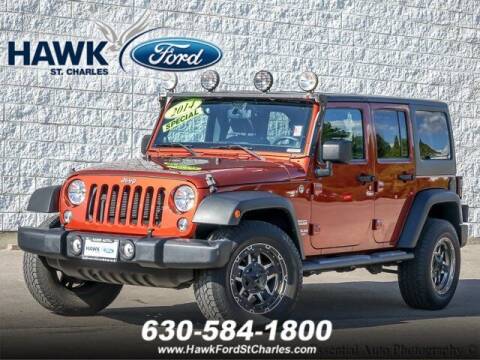 2014 Jeep Wrangler Unlimited for sale at Hawk Ford of St. Charles in Saint Charles IL