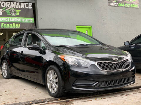 2016 Kia Forte for sale at HIGH PERFORMANCE MOTORS in Hollywood FL