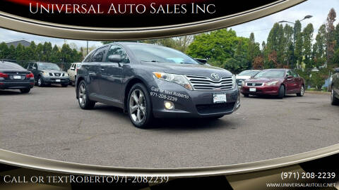 2012 Toyota Venza for sale at Universal Auto Sales Inc in Salem OR