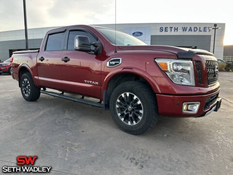 2017 Nissan Titan for sale at Seth Wadley Chevy Perry in Perry OK