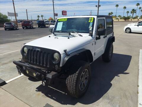 2013 Jeep Wrangler for sale at Century Auto Sales in Apache Junction AZ