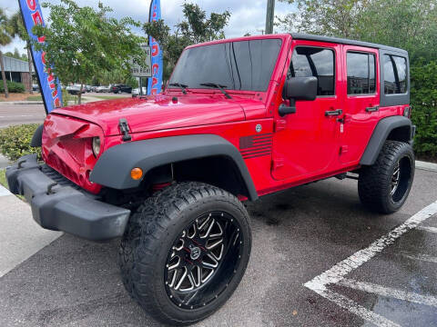 2015 Jeep Wrangler Unlimited for sale at Bay City Autosales in Tampa FL