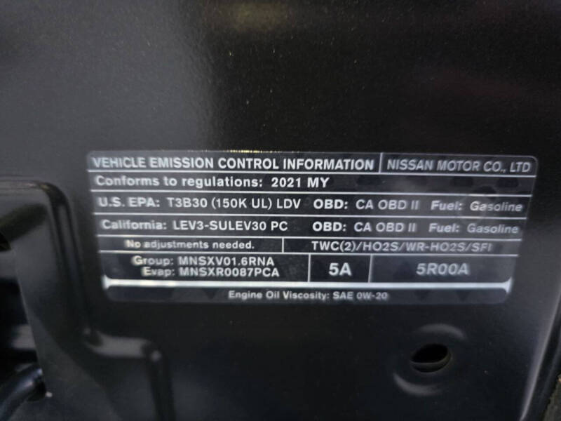 2021 Nissan Versa SV