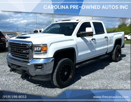 2019 GMC Sierra 2500HD for sale at Carolina Pre-Owned Autos Inc in Durham NC