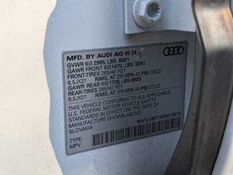 2025 Audi Q7 quattro Premium Plus 55 TFSI