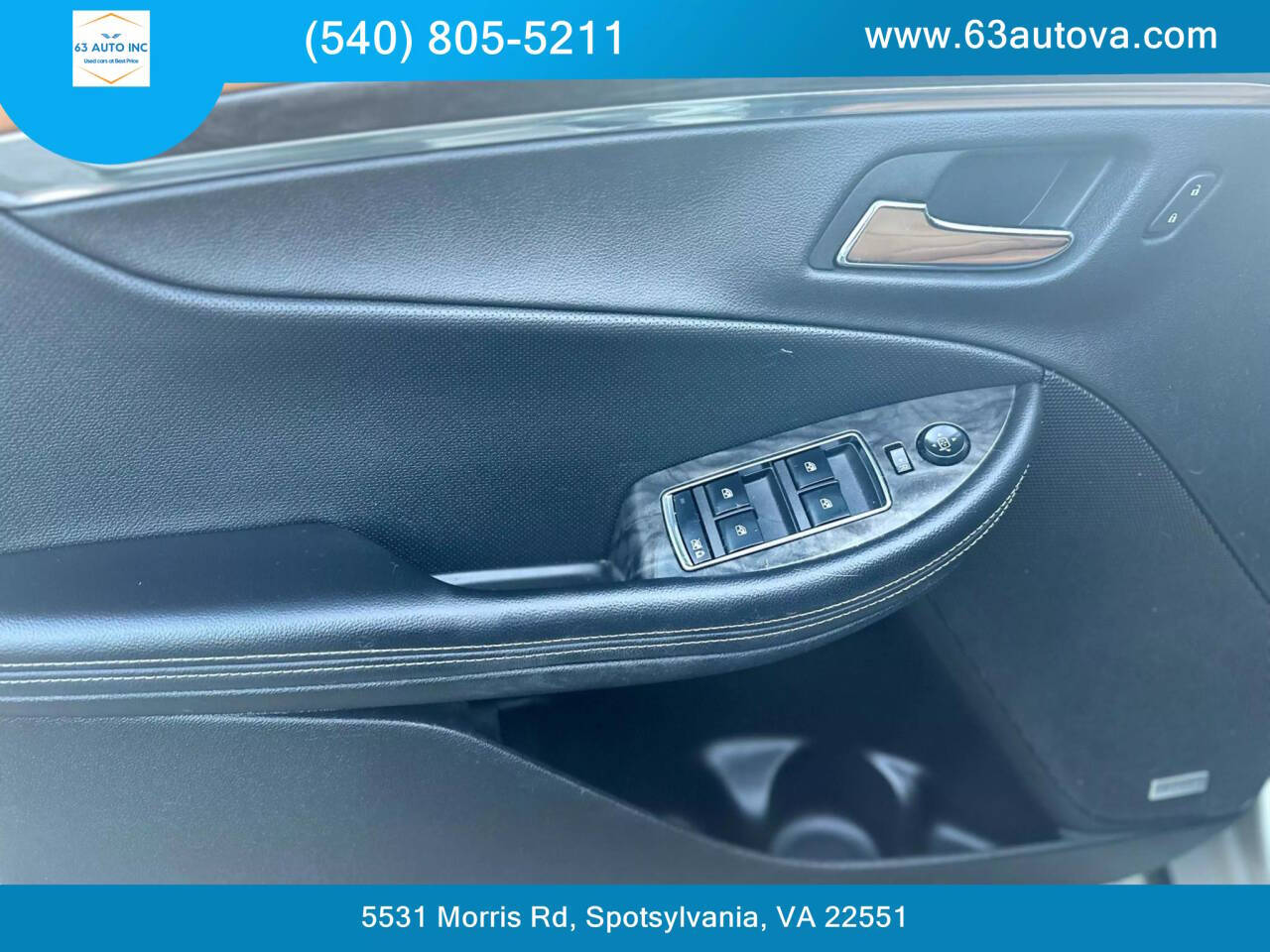 2015 Chevrolet Impala for sale at 63 Auto Inc in Spotsylvania, VA