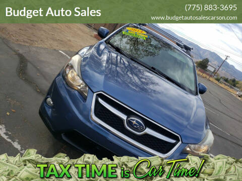 2014 Subaru XV Crosstrek for sale at Budget Auto Sales in Carson City NV
