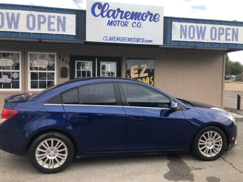 2013 Chevrolet Cruze for sale at Claremore Motor Company in Claremore OK