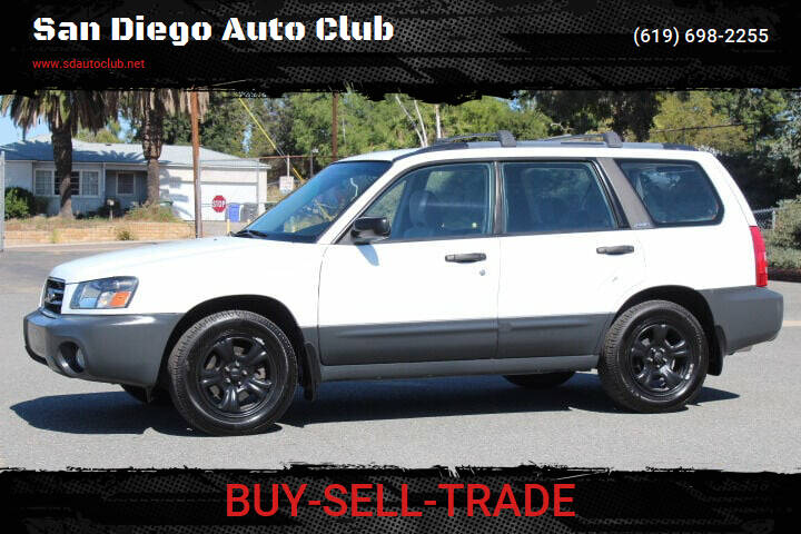 2004 Subaru Forester for sale at San Diego Auto Club in Spring Valley CA