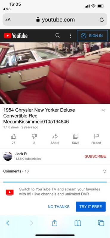 1954 Chrysler New Yorker