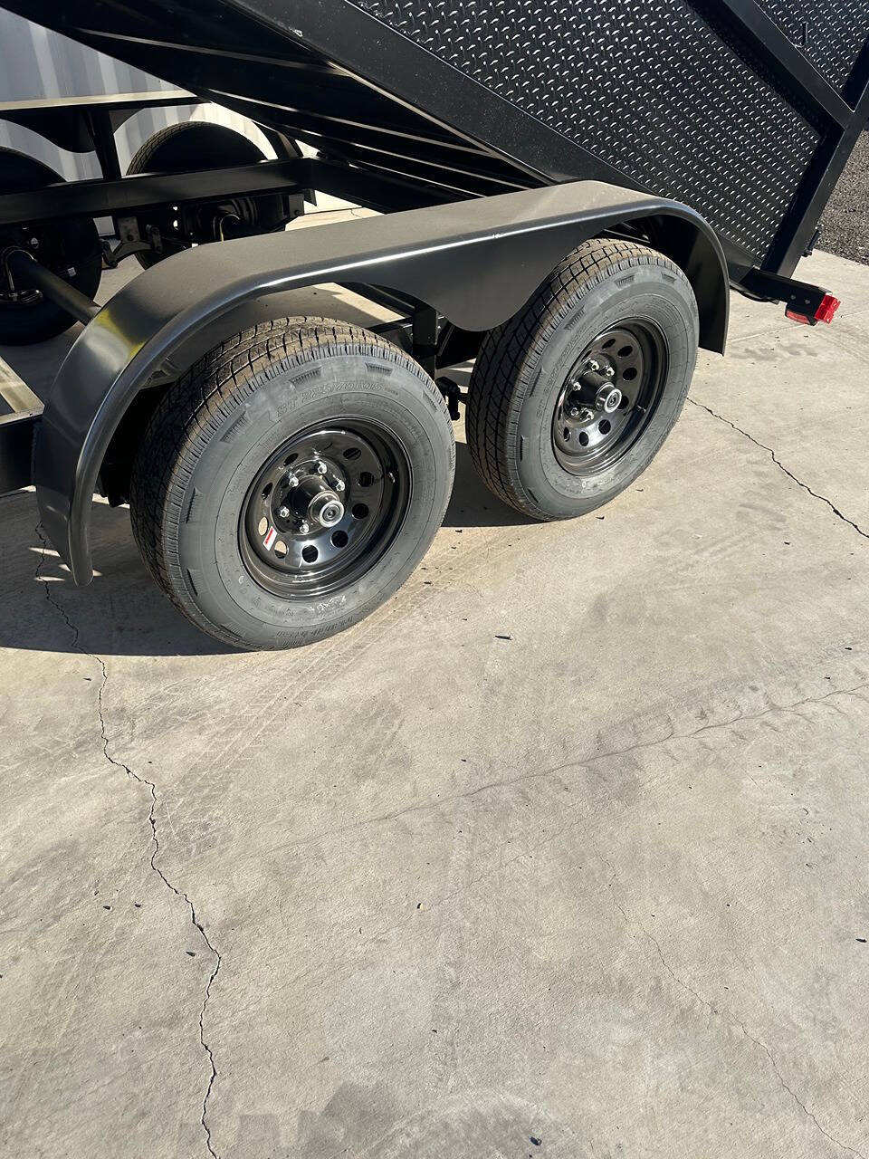 2025 Polestar 12x8x3 Diamond Plated Dump Trailer for sale at Factory Direct Trailer Sales in Phoenix, AZ