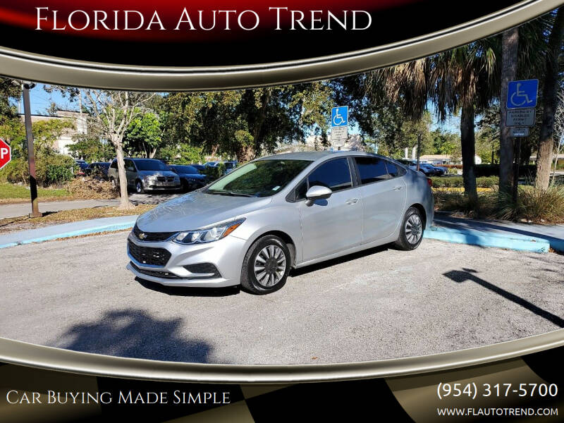 2017 Chevrolet Cruze for sale at Florida Auto Trend in Plantation FL