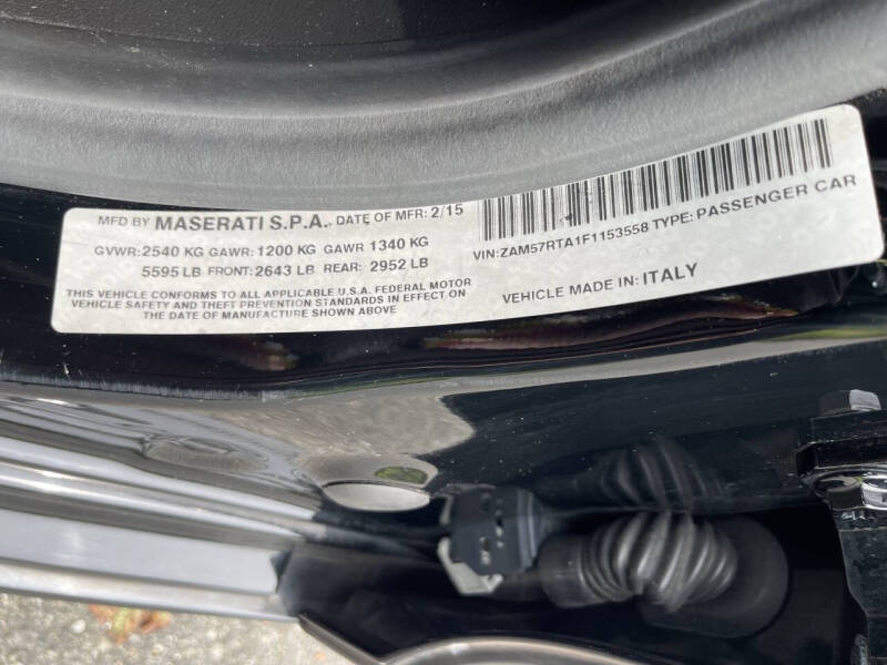 2015 Maserati Ghibli S Q4