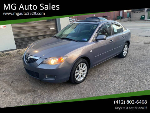2008 Mazda MAZDA3 for sale at MG Auto Sales in Pittsburgh PA