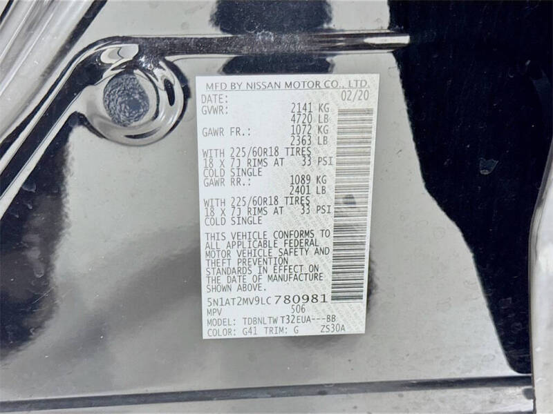 2020 Nissan Rogue SV