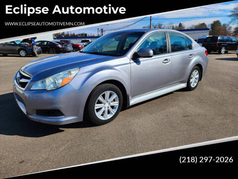 2010 Subaru Legacy for sale at Eclipse Automotive in Brainerd MN