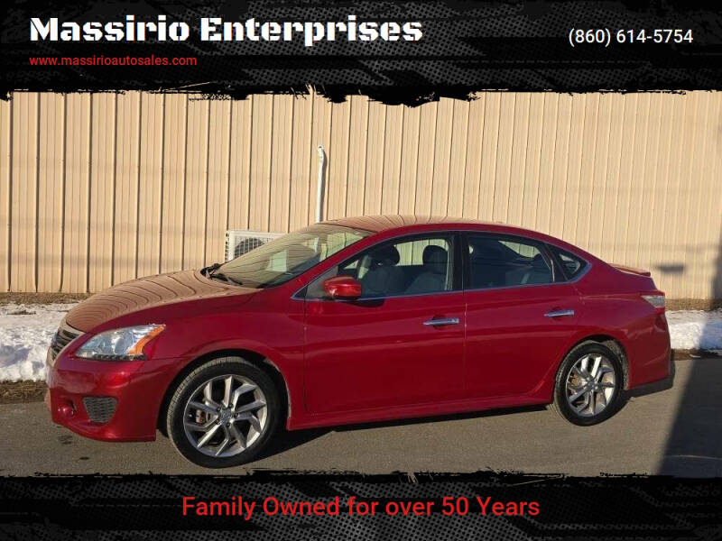 2013 Nissan Sentra for sale at Massirio Enterprises in Middletown CT