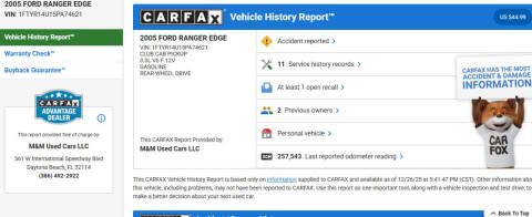 2005 Ford Ranger EDGE