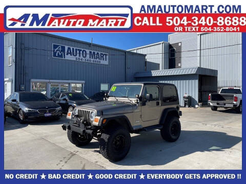 2003 Jeep Wrangler for sale at AM Auto Mart Marrero LLC in Marrero LA