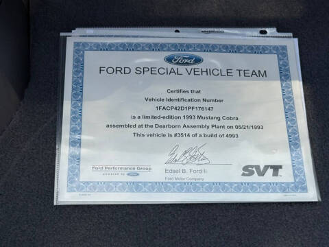 1993 Ford Mustang SVT Cobra