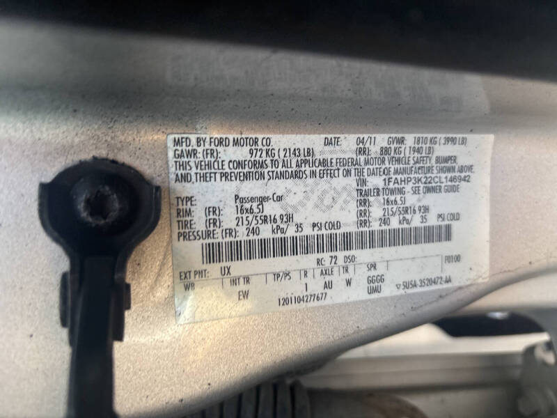 2012 Ford Focus SE