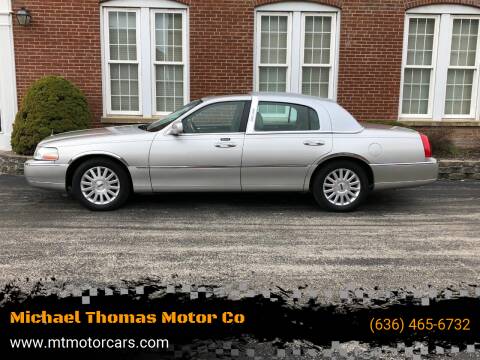 2003 Lincoln Town Car for sale at Michael Thomas Motor Co in Saint Charles MO