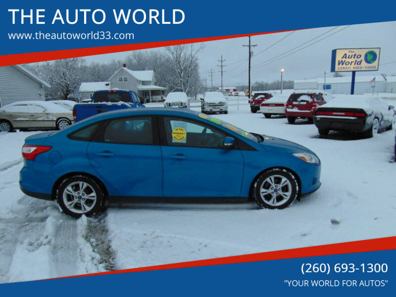 2014 Ford Focus for sale at THE AUTO WORLD in Churubusco IN