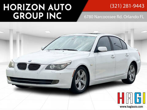 2008 BMW 5 Series for sale at HORIZON AUTO GROUP INC in Orlando FL