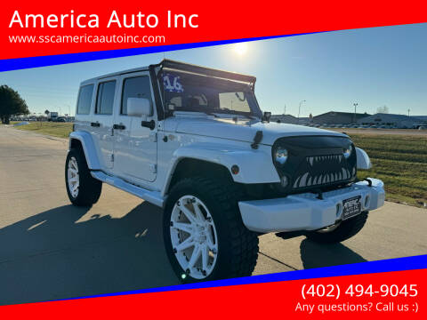 2016 Jeep Wrangler Unlimited for sale at America Auto Inc in South Sioux City NE