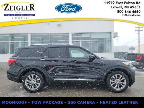 2021 Ford Explorer for sale at Zeigler Ford of Plainwell- Jeff Bishop - Zeigler Ford of Lowell in Lowell MI