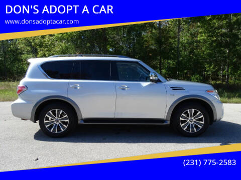 2020 Nissan Armada for sale at DON'S ADOPT A CAR in Cadillac MI