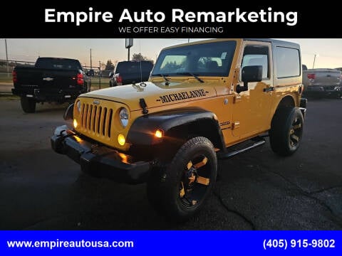 2015 Jeep Wrangler for sale at Empire Auto Remarketing in Oklahoma City OK