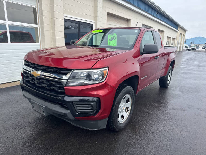 Used 2021 Chevrolet Colorado Work Truck with VIN 1GCHSBEA3M1186742 for sale in Spencerport, NY